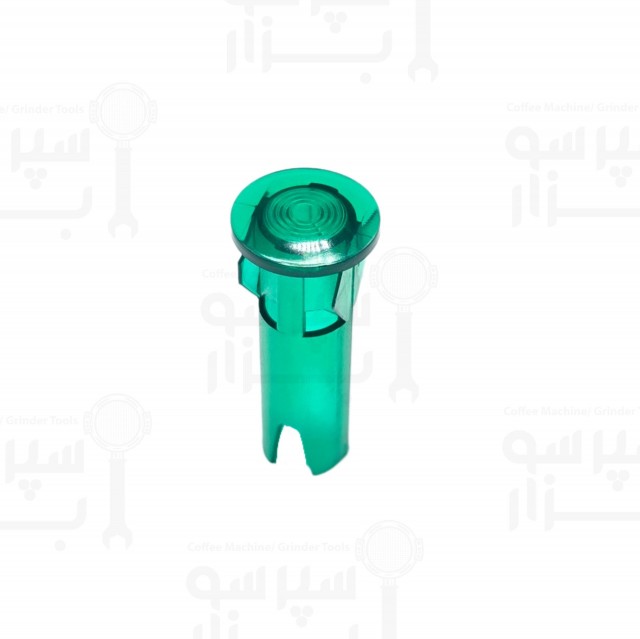 چراغ پایلوت سبز رنگ قطر خارجی۱۴ و قطر داخلی ۱۰میل