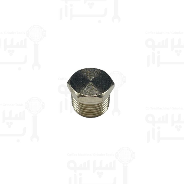 TAPPO G. 1/2M IN "OTTONE NICHELATO" -ES. 22mm . H. 19mm