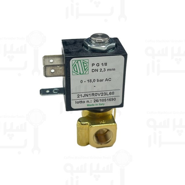 شیر برقی دو طرفه ورودی آب/ آب جوش او دی ای 220 ولت 50/60 هرتز وایتون رزوه 1/8 اینچ