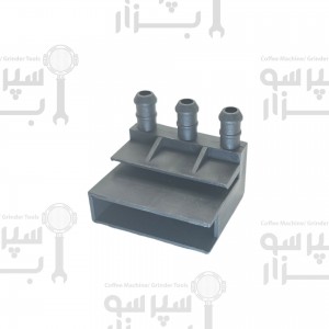 فشارشکن تخلیه شیر برقی متصل روی سینی تخلیه فاضلاب پلاستیکی آیبریتال اورجینال