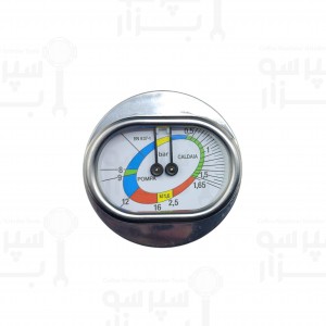منومتر دو عقربه رزوه ۱/۸ قطر بدنه ۶۳ میلیمتر قطر قاب بیرونی 70 میلیمتر مناسب رنچیلیو / پرومک / کنتی / گریمک / فیورنزاتو