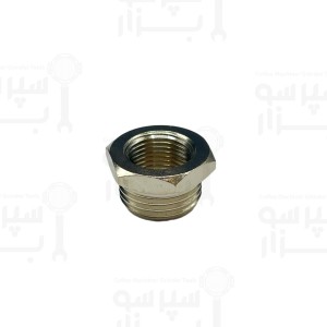 تبدیل روپیچ توپیچ نیکل ورودی 1/2 اینچ نری  و خروجی 3/8 اینچ مادگی