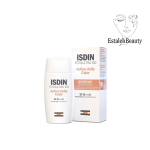 ضدآفتاب ضد لک رنگی ایزدین isdin active unify color
