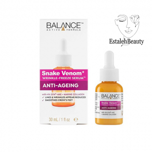 سرم ضد چروک و ضد چروک بالانس  Balance Snake Venom  Wrinkle Freeze Serum 30ml
