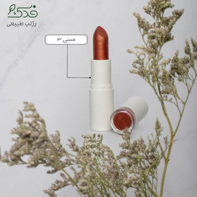 پک رژلب کد 3 و لاک کد 3 نیکا (ست مسی و طلایی)