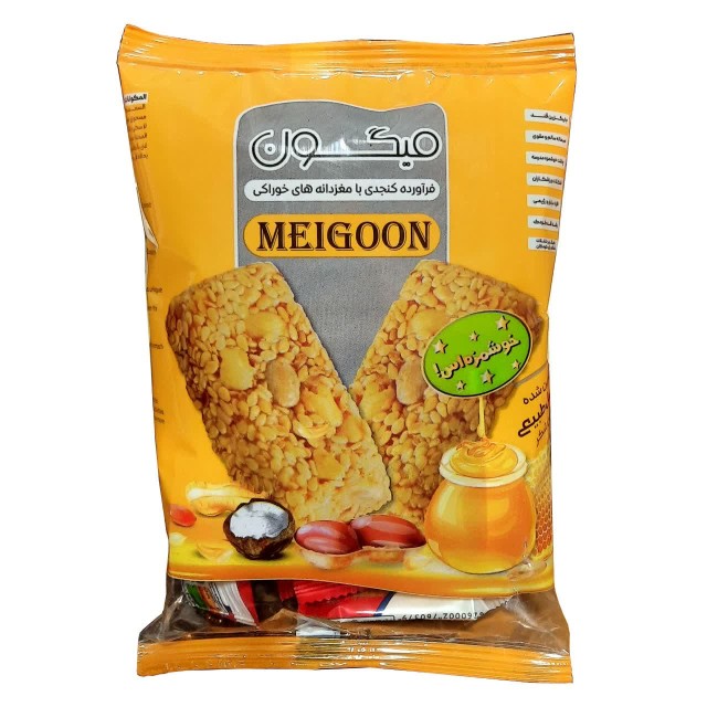 شکلات میگون کنجد عسلی فدک سبز (500 گرم)