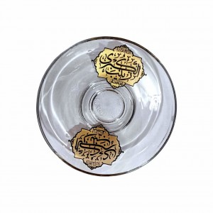 ست استکان کمر باریک دسته دار و نعلبکی نورهان (طرح یا زینب کبری)