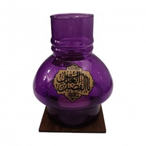 ست استکان کمر باریک بدون دسته و نعلبکی نورهان (طرح اباعبدالله الحسین)