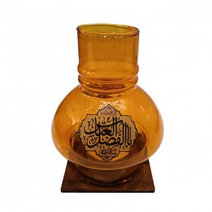 ست استکان کمر باریک بدون دسته و نعلبکی نورهان (طرح اباعبدالله الحسین)