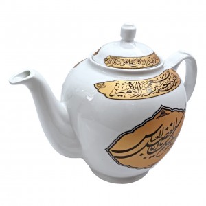 ست استکان کمر باریک بدون دسته و نعلبکی نورهان (طرح اباعبدالله الحسین)