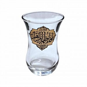 ست استکان کمر باریک بدون دسته و نعلبکی نورهان (طرح اباعبدالله الحسین)