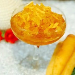 مربای زردک سنتی رضوان حدود ۵۰۰ گرم باظرف
