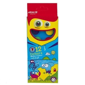 آبرنگ 12 رنگ آریا