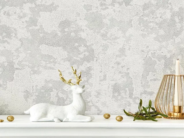 آلبوم کاغذدیواری کربن1 طرح پتینه نقره‌ای کد ۱۰۰۰۷ آلبوم