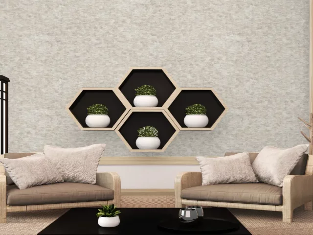 کاغذ دیواری کربن2/carbon طرح بافت نقره‌ای کد ۱۰۲۱۱