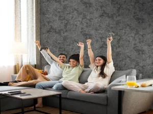 آلبوم کاغذ دیواری کربن1 طرح پتینه مشکی کد ۱۰۰۰۱