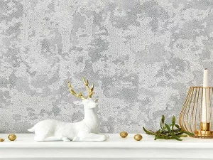 آلبوم کاغذدیواری کربن1 طرح پتینه نقره‌ای کد ۱۰۰۰۹