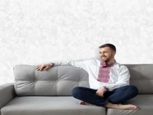 کاغذ دیواری طرح بافت خاکستری کد 910G