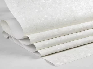 کاغذ دیواری هاش دو او H2O طرح ساده کرم کد/ 914C