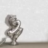 کاغذ دیواری هاش دو او H2O طرح ساده خاکستری / کد 916G