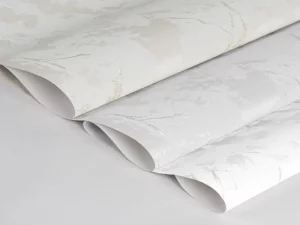 کاغذ دیواری هاش دو او H2O طرح رگه‌دار کرم / کد 918C
