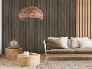 کاغذ دیواری کربن2/carbon طرح راه راه قهوه‌ای کد ۱۰۱۷۷