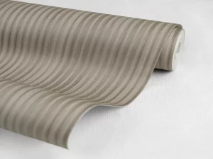 کاغذ دیواری کربن2/carbon طرح راه راه قهوه‌ای کد ۱۰۱۷۸