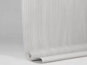 کاغذ دیواری کربن2/carbon طرح راه راه نقره‌ای کد ۱۰۱۸۲