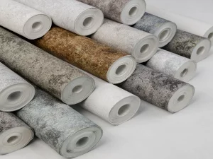 کاغذ دیواری کربن2/carbon طرح پتینه قهوه‌ای / عنابی کد ۱۰۱۹۷