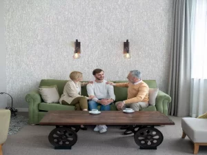 کاغذ دیواری کربن2/carbon طرح بافت نقره‌ای کد ۱۰۲۰۶