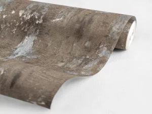 کاغذ دیواری کربن2/carbon طرح پتینه قهوه‌ای / زیتونی کد ۱۰۲۱۹