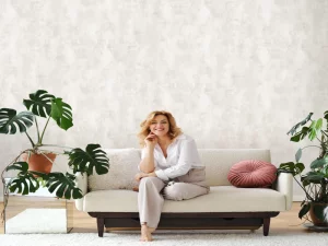 کاغذ دیواری کربن2/carbon طرح پتینه سفید کد ۱۰۲۲۰