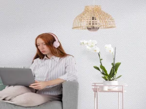 کاغذ دیواریکربن 3/carbon3 طرح بافت نقره ای کد ۱۰۲۸۰