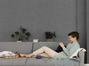 کاغذ دیواری کربن 3/carbon3 طرح بافت خاکستری کد ۱۰۲۸۳