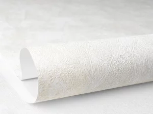 کاغذ دیواری کربن 3/carbon3 طرح رگه‌دار سفید کد ۱۰۲۸۸