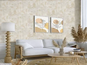 کاغذ دیواریکربن 3/carbon3 طرح پتینه کرم کد ۱۰۳۲۴