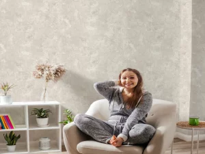 کاغذ دیواریکربن 3/carbon3 طرح پتینه کرم کد ۱۰۳۳۳