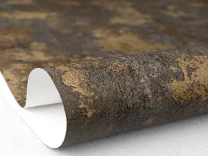 کاغذ دیواری کربن 3/carbon3 طرح پتینه قهوه‌ای / نارنجی کد ۱۰۳۳۵