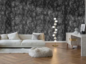 کاغذ دیواری کربن 3/carbon3 طرح پتینه مشکی کد ۱۰۳۰۲