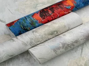کاغذ دیواری طرح گلدار کد ۸۰۸۰