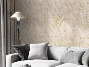 کاغذ دیواری رگه‌دار کرم / قهوه‌ای کد ۱۱۰۷۴