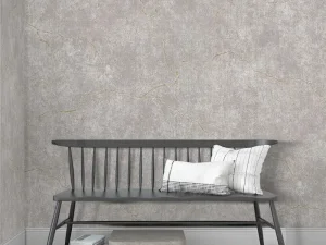 کاغذ دیواری طرح رگه‌دار نقره‌ای / طلایی کد ۱۱۰۸۵
