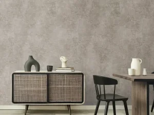 کاغذ دیواری طرح پتینه نقره‌ای کد ۱۱۱۰۹