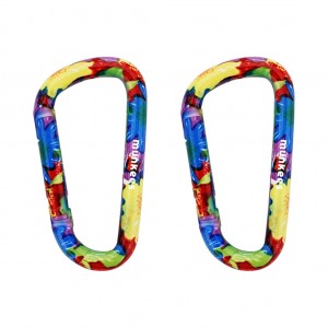 ست 2 عددی کارابین مانکیز مدل Colored Carabiner 6cm