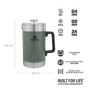 فرنچ پرس استنلی مدل STAY HOT FRENCH PRESS
