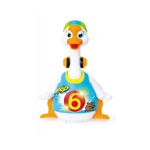 اسباب بازی غاز رقصنده موزیکال هولی تویز مدل Swing Goose - Blue