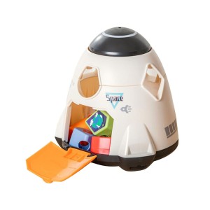 اسباب بازی سفینه فضایی هوش هولی تویز مدل Magic Toy Spaceship Shape Sorter Building Set