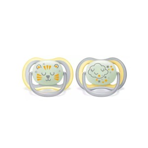 پستانک الترنایت اونت +18 ماه مدل شیر و ابر شب رنگ  PHILIPS AVENT