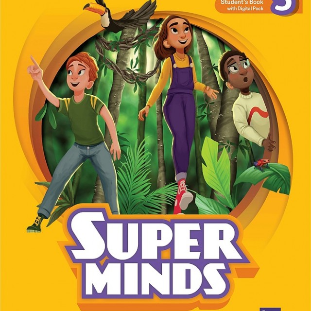 کتاب انگلیسی کودکان Super Minds 4 (2nd) SB+WB+DVD کتاب سوپر مایندز ویرایش دوم