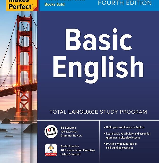 خرید کتاب انگلیسی بیسیک انگلیش Practice Makes Perfect Basic English Premium Third Edition